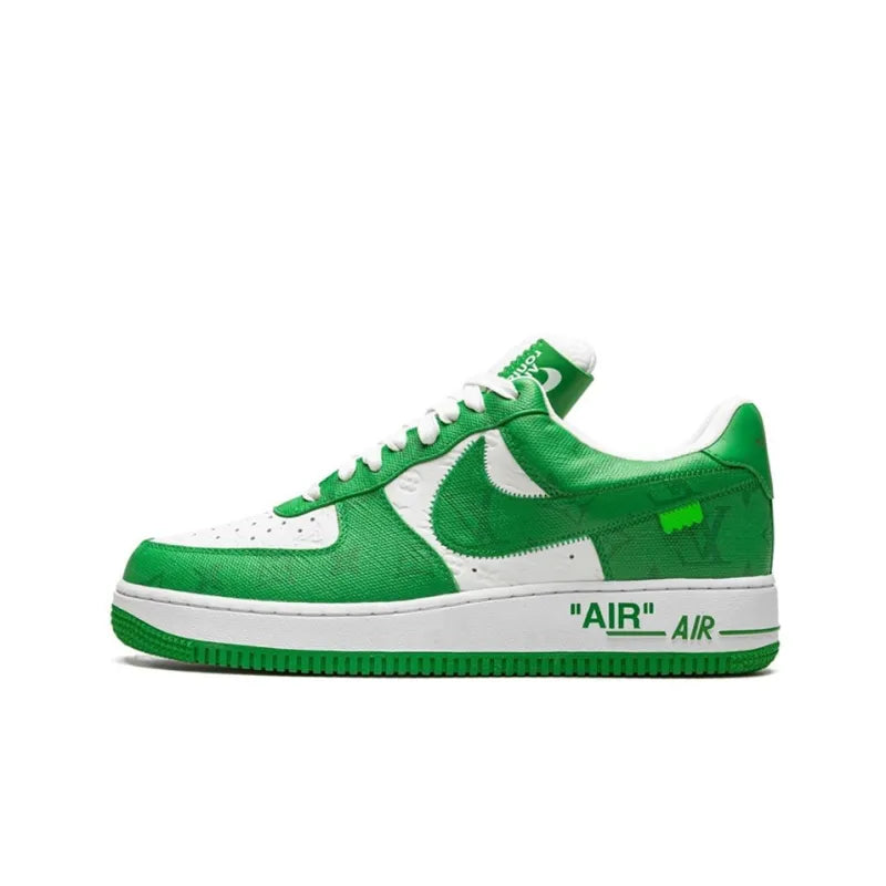 Nike X LOUIS VUITTON Air Force 1 Low 'Virgil Abloh - White/Green' Sneakers