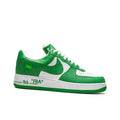 Nike X LOUIS VUITTON Air Force 1 Low 'Virgil Abloh - White/Green' Sneakers