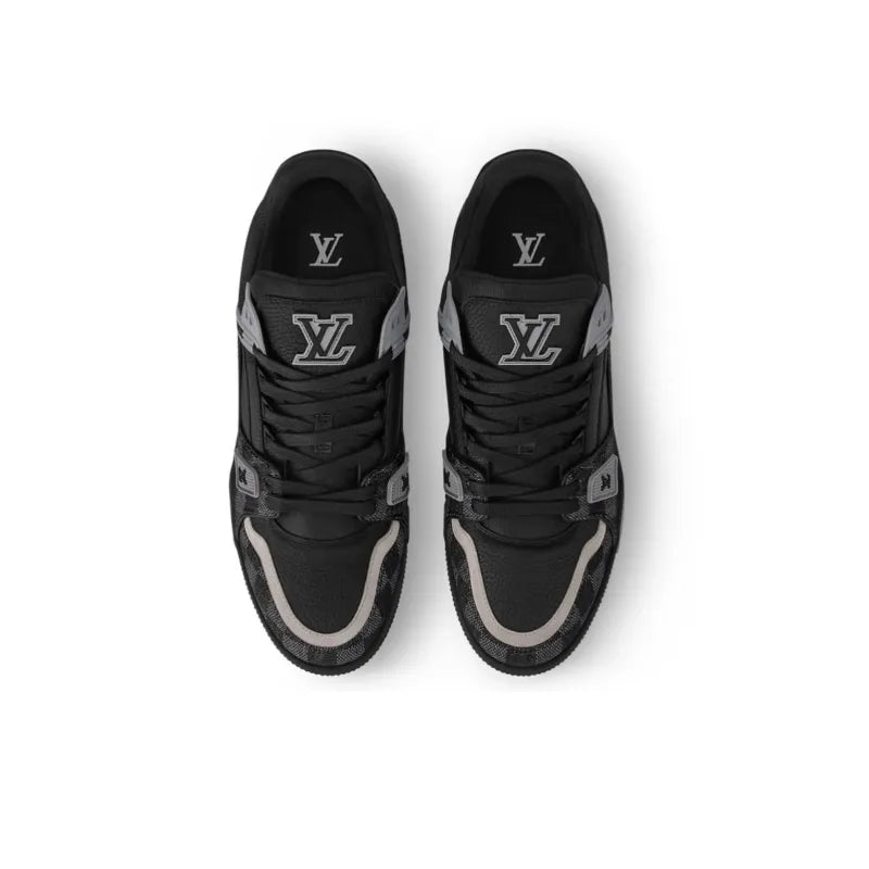 LOUIS VUITTON Trainer Lifestyle Shoes Men Low-Top Black