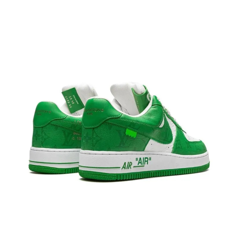 Nike X LOUIS VUITTON Air Force 1 Low 'Virgil Abloh - White/Green' Sneakers