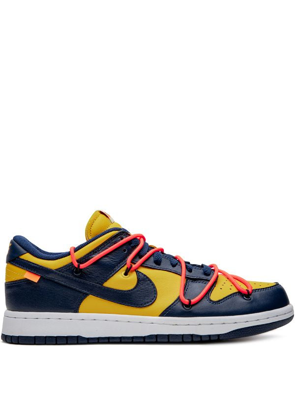 Nike X Off-White
Dunk Low "University Gold" sneakers