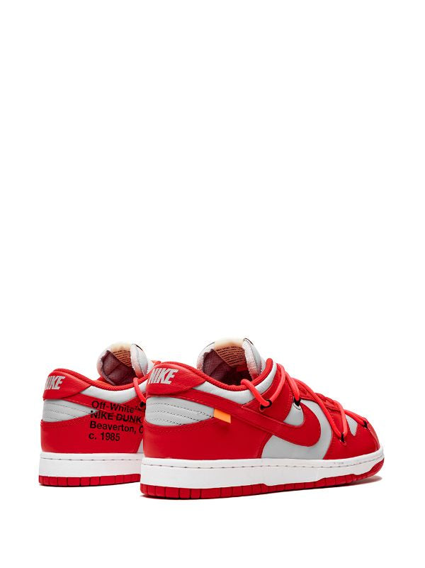 Nike X Off-White
Dunk Low "University Red" sneakers