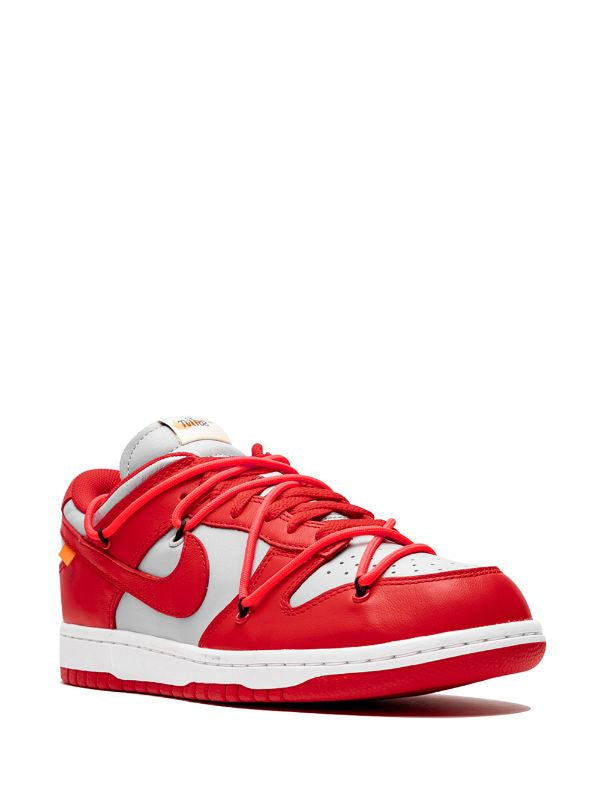 Nike X Off-White
Dunk Low "University Red" sneakers