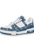 LOUIS VUITTON Trainer Lifestyle Shoes Low-Top White/Blue